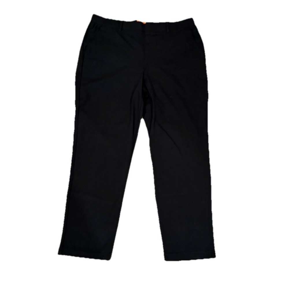 Mary‎ Crafts Classic Black Pull-On Elastic Waist Dress Pants Career Wear-SZ 12
